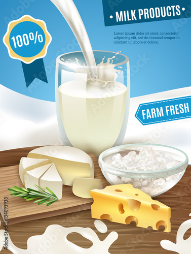 Dairy Products Background
