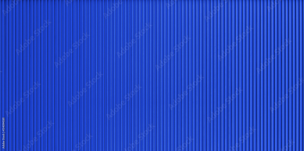 Blue corrugated metal wall texture Blue corrugated metal wall texture