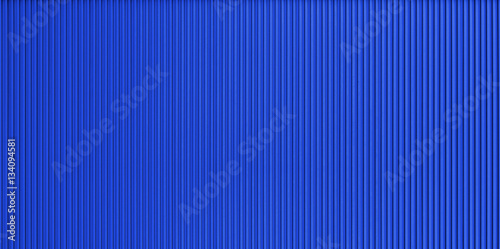 Blue corrugated metal wall texture