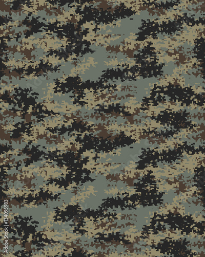 Fashionable camouflage pattern, military print .Seamless illustration