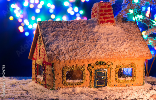 Принти на полотні Gingerbread house