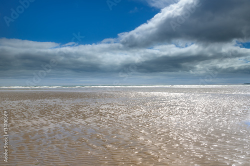 Beach reflection  Murlough Beach  Newcastle  Northern Ireland