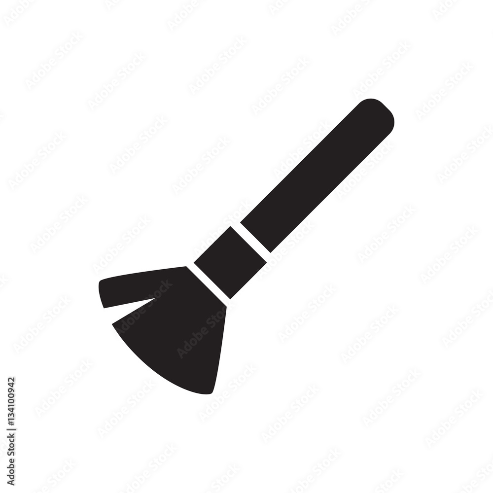 shaving brush icon illustration