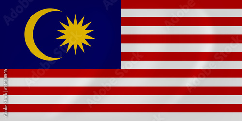 Malaysia waving flag