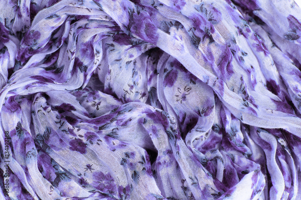 Obraz premium patterned crumpled fabric texture background.