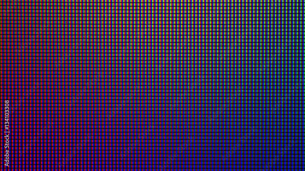 Closeup LED diode from LED TV or LED monitor screen display pane Closeup LED diode from LED TV or LED monitor screen display pane