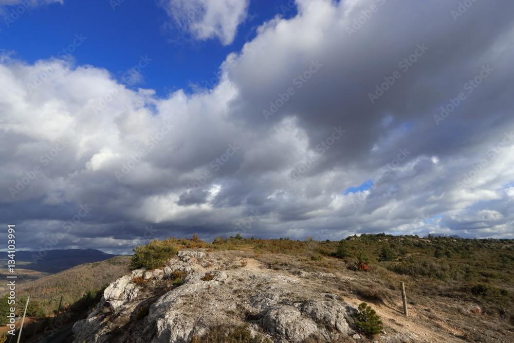 Fototapeta premium Paysage des Corbières, France