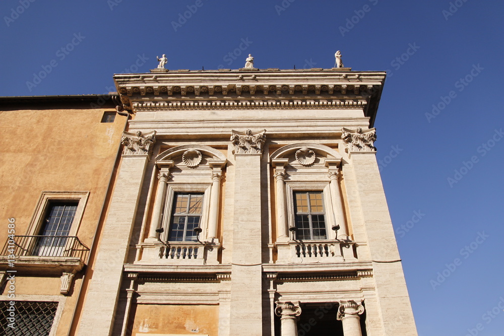 Immeuble ancien à Rome, Italie