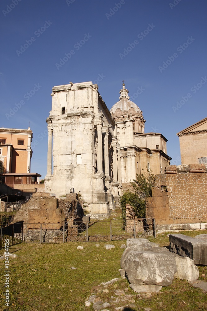 Forum antique romain à Rome, Italie Forum antique romain à Rome, Italie