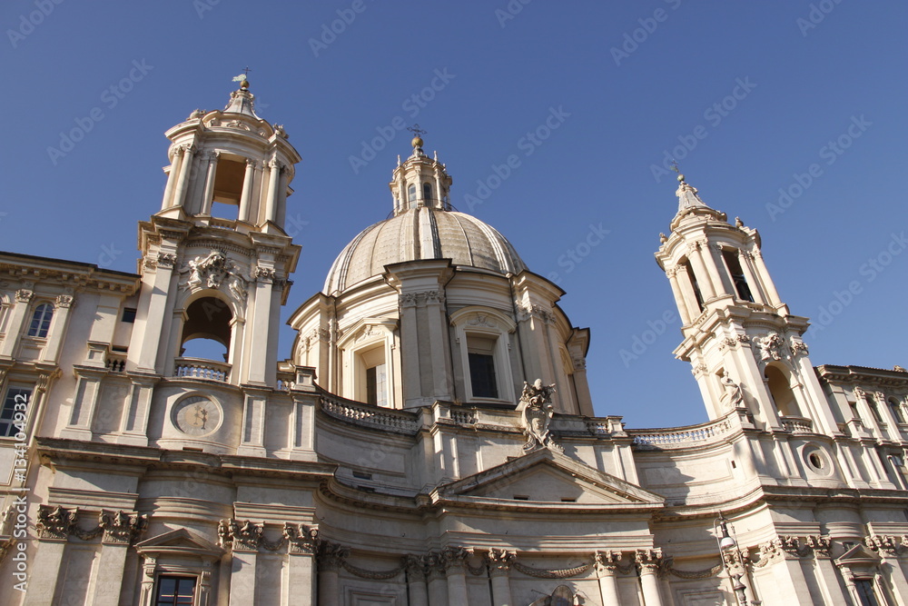 Eglise de la Place Navone à Rome, Italie
