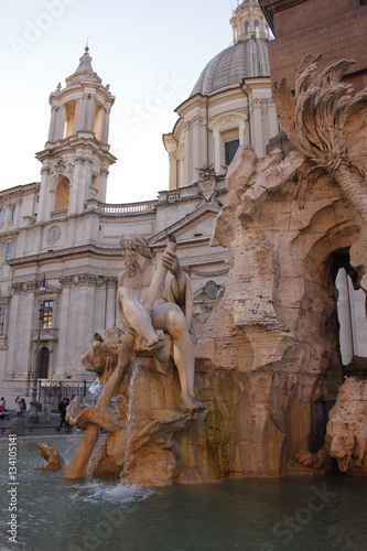 Fontaine de la place Navone à Rome, Italie