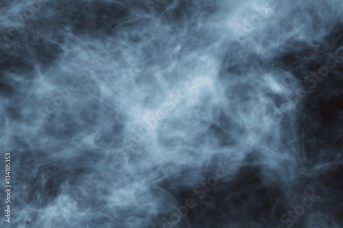 smoke slowly floating through space