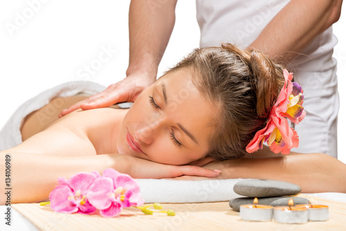Services of a professional massage in the spa complex