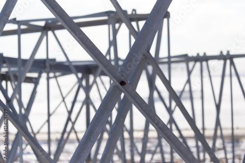 metal structure as a background