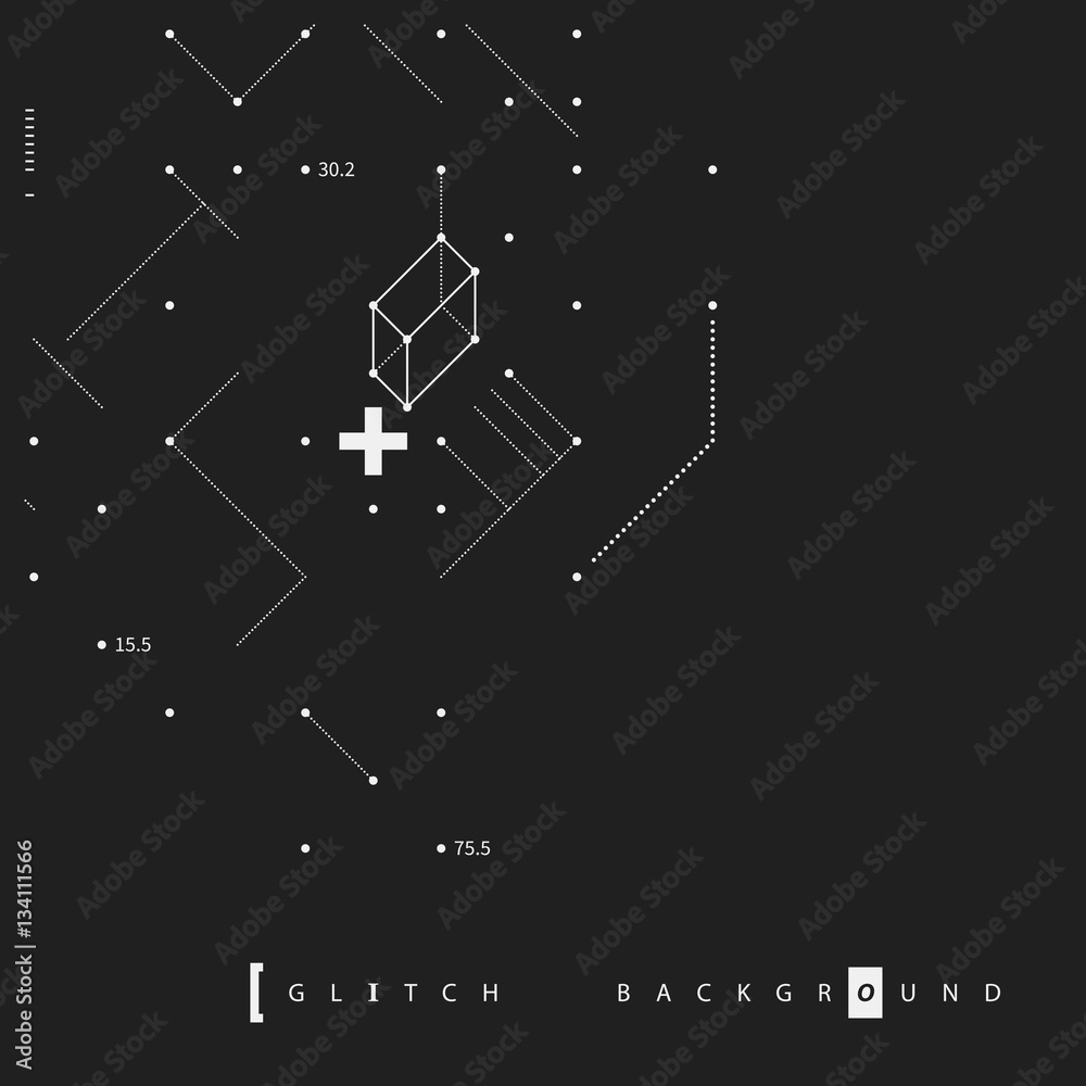 Glitch text background with simple design elements. Useful for posters and covers Glitch text background with simple design elements. Useful for posters and covers