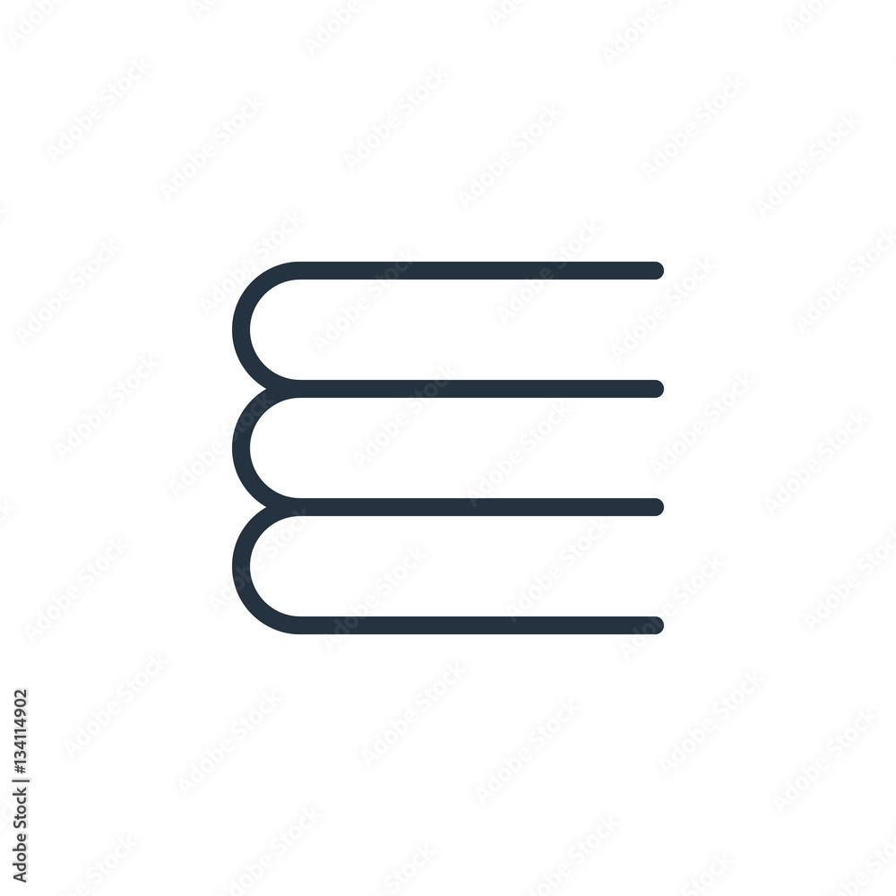 book web thin line icon on white background; minimalistic offic book web thin line icon on white background; minimalistic offic