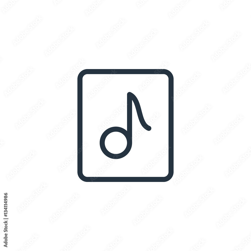 document, paper, blank web thin line icon on white background; document, paper, blank web thin line icon on white background;
