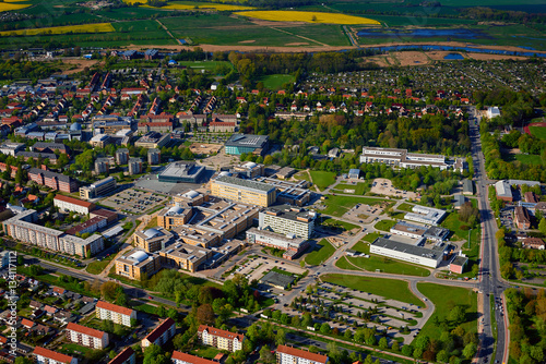 aerial of medicine clinic of Greifswald
