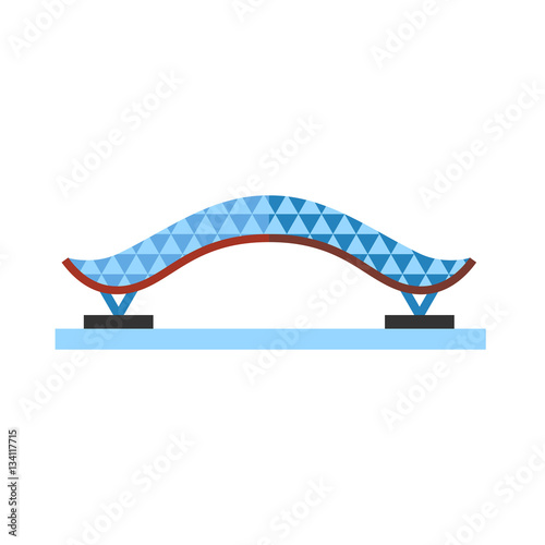 Peace Bridge vector icon