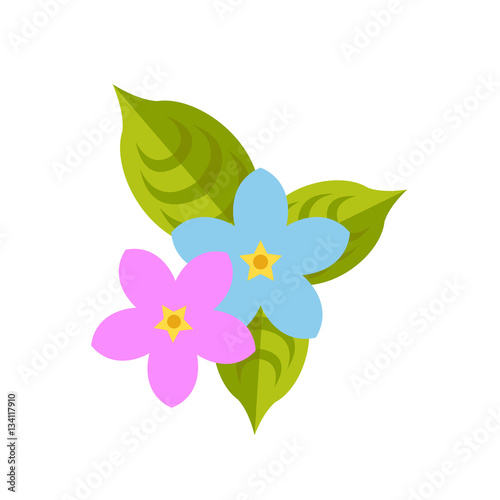 Fototapeta Naklejka Na Ścianę i Meble -  Sampaguita flowers icon