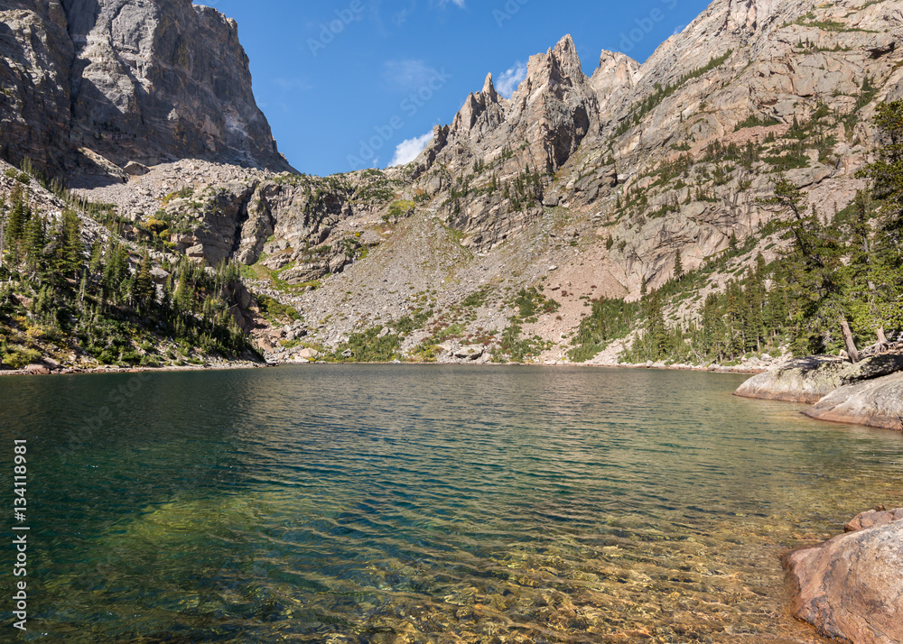 Emerald Lake, Tyndall Gorge, Rocky Mountain National Park, CO Emerald Lake, Tyndall Gorge, Rocky Mountain National Park, CO