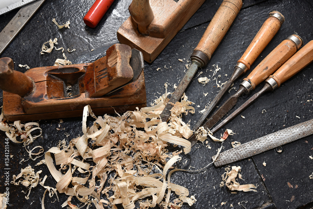 old tool for manually rendering wood old tool for manually rendering wood