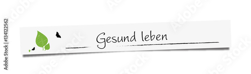 Gesund leben