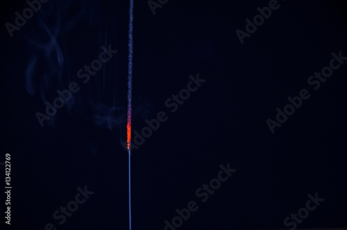 abgebrannt Wunderkerze