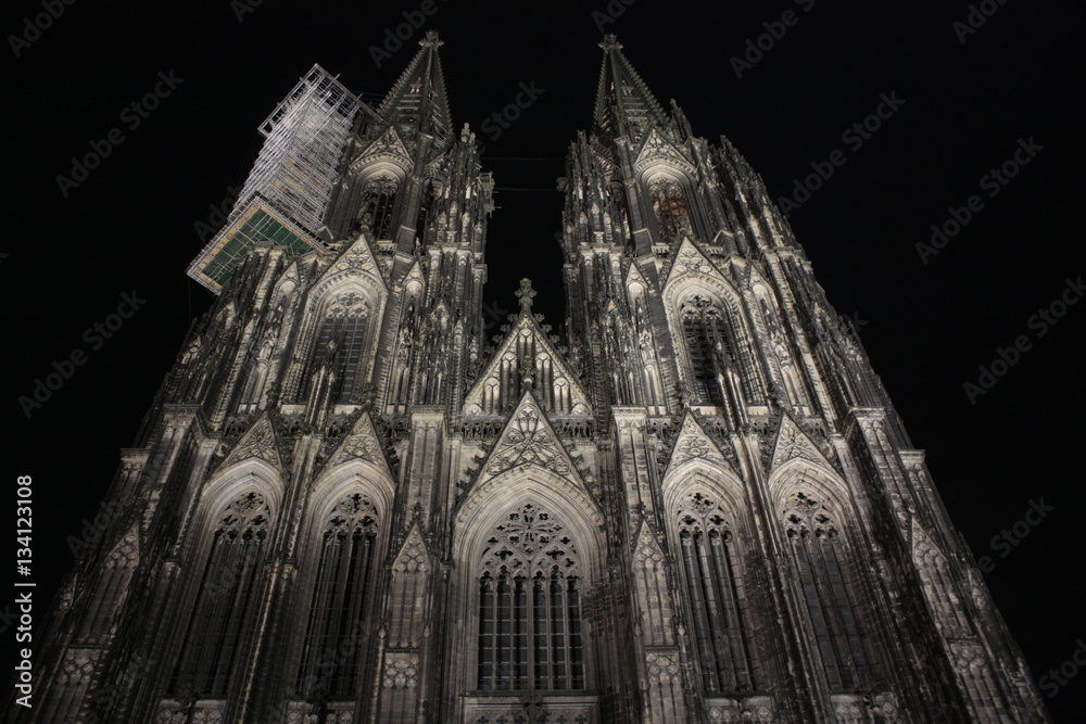 The west Front of the Cologne Cathedral