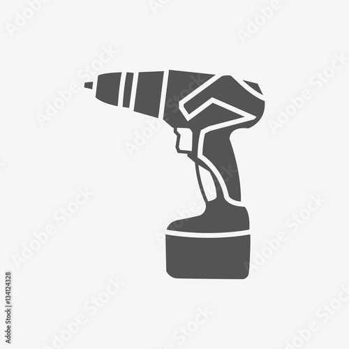 screwdriver icon stock vector illustration flat design