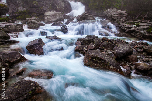 Mountain waterfalls