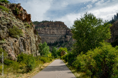 paved trail leading to Hanging Lake in Glenwood Canyon
White River National Forest, Garfield county, Glenwood Springs, Colorado, USA photo