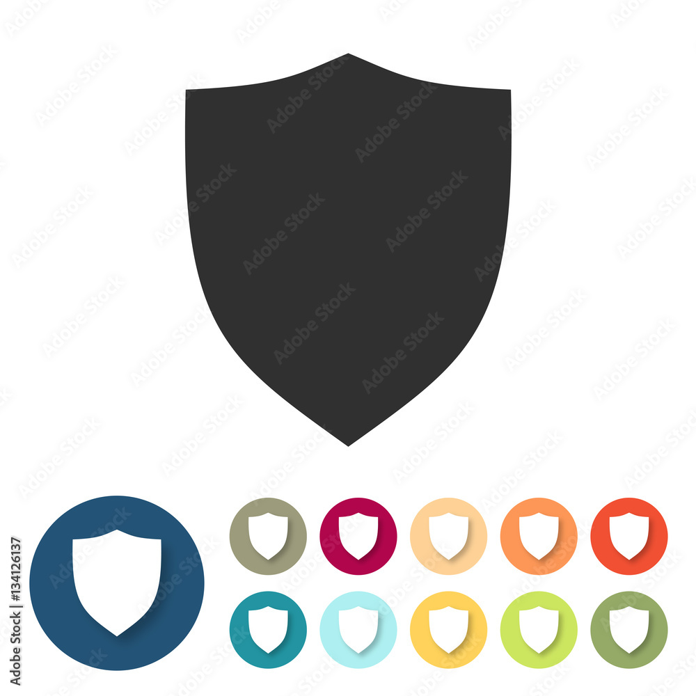 Icon - Schild - Sicherheit - Schutz Stock Vector | Adobe Stock