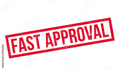 Fast Approval rubber stamp. Grunge design with dust scratches. Effects can be easily removed for a clean, crisp look. Color is easily changed.