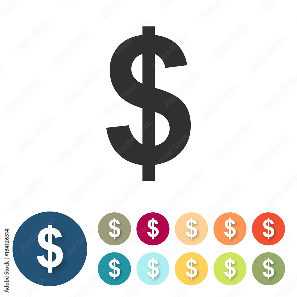 Icon - Geld - Dollar - Finanzen Icon - Geld - Dollar - Finanzen