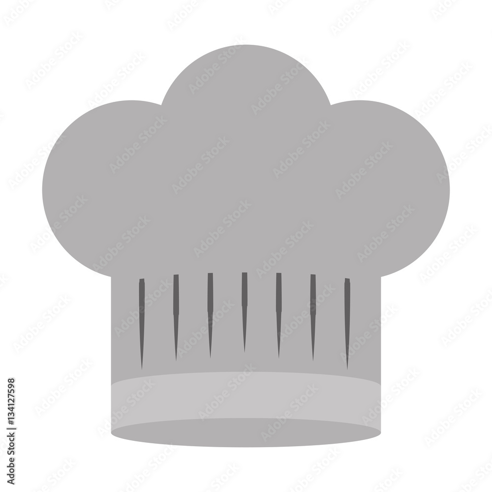 gray scale silhouette of chefs hat wide vector illustration gray scale silhouette of chefs hat wide vector illustration