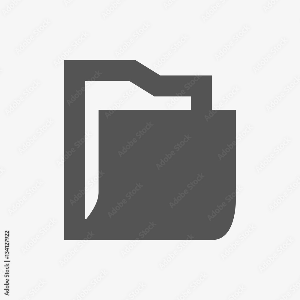 folder icon stock vector illustration flat design folder icon stock vector illustration flat design