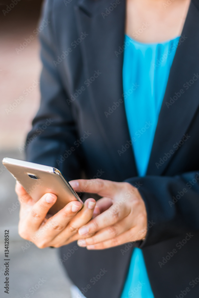 girl hand holding smartphone girl hand holding smartphone