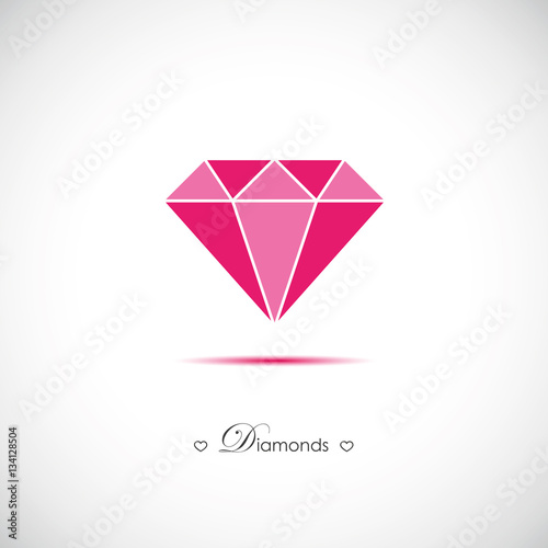 pinker diamantring