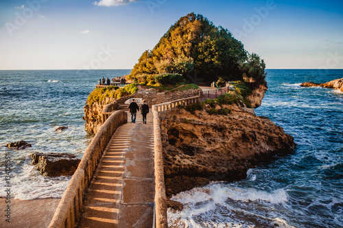 Foto biarritz france ocean sky beach