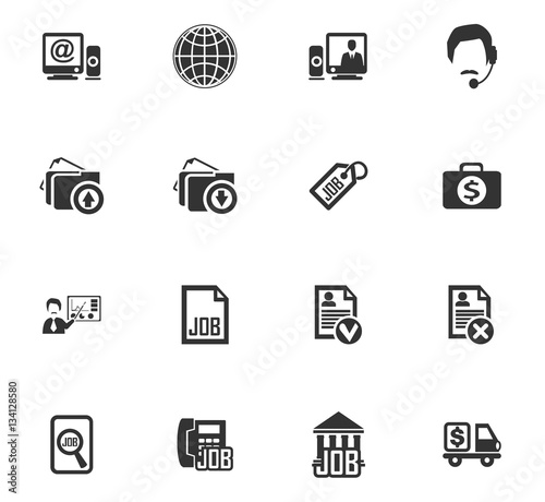 job icon set
