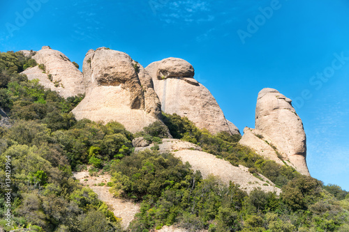 Landscape of mountain Montserrat