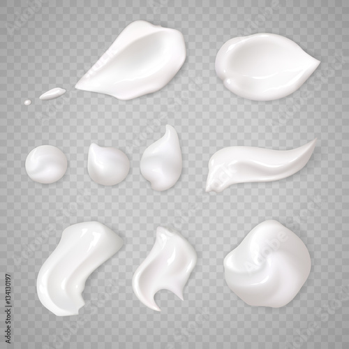 Fotomurale White cream elements