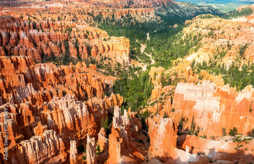 Sandstone mountains at Bryce Canyon National Park
