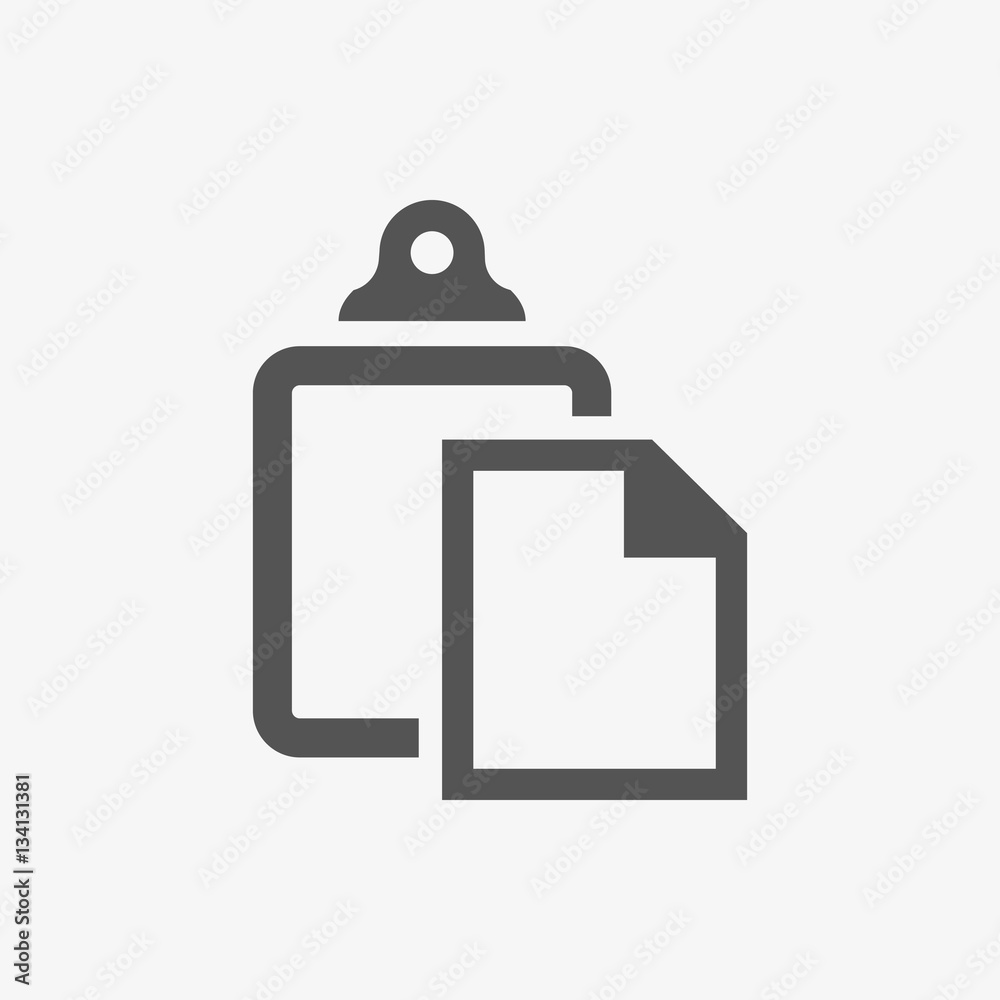 paste icon stock vector illustration flat design paste icon stock vector illustration flat design