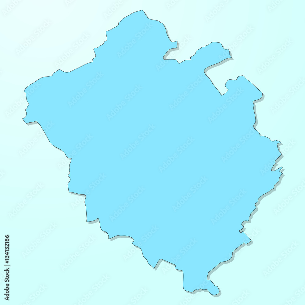Chandigarh blue map on degraded background vector