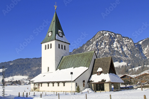 Kirche St. Jodokus - Bad Oberdorf - Ostrachtal - Bad Hindelang - Winter
