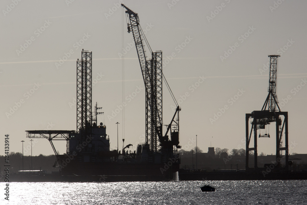 Obraz premium Harwich Docks