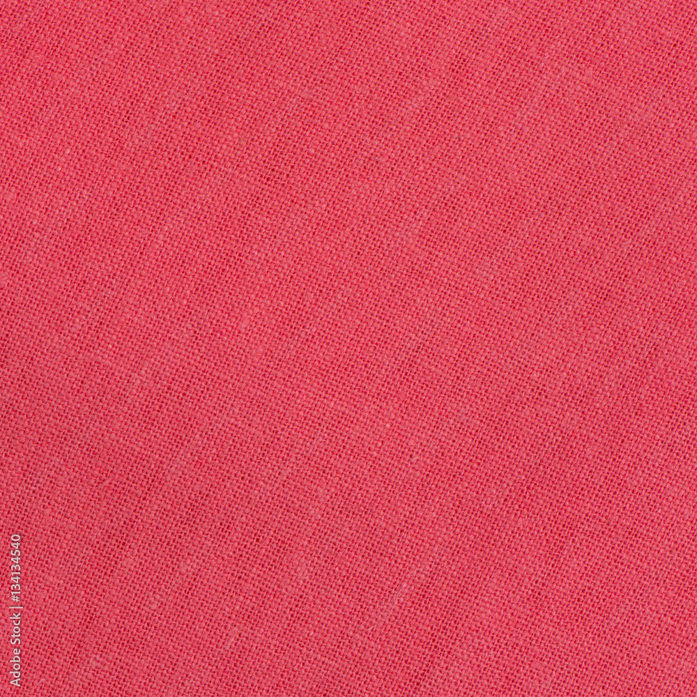 Fototapeta premium Red fabric texture for background. Useful as background for design-works.