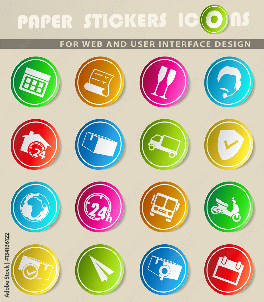 delivery icon set delivery icon set